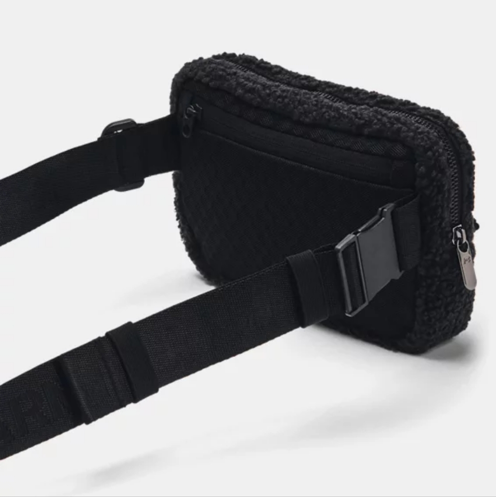 NEW Under Armour Sherpa Black Adjustabme Waist Bag/Crossbody OSFM - Picture 4 of 14